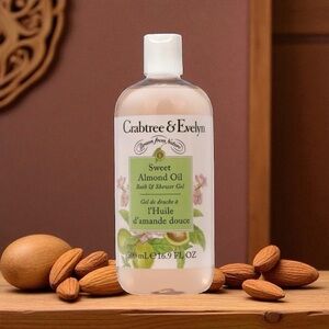 Crabtree & Evelyn Sweet Almond Oil Bath & Shower Gel 16.9 Fl oz